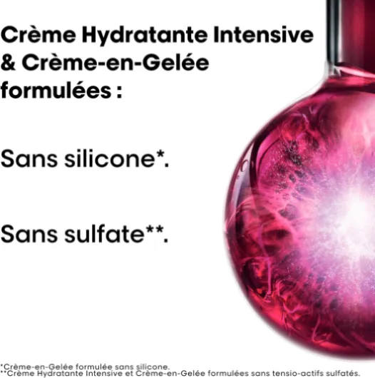 L'Oréal Professionnel, Duo Leave-In Boucles Définies & Intensément Hydratées pour Cheveux Frisés / Crépus, Crème Hydratante Intensive + Gelée Coiffante Sans Silicone