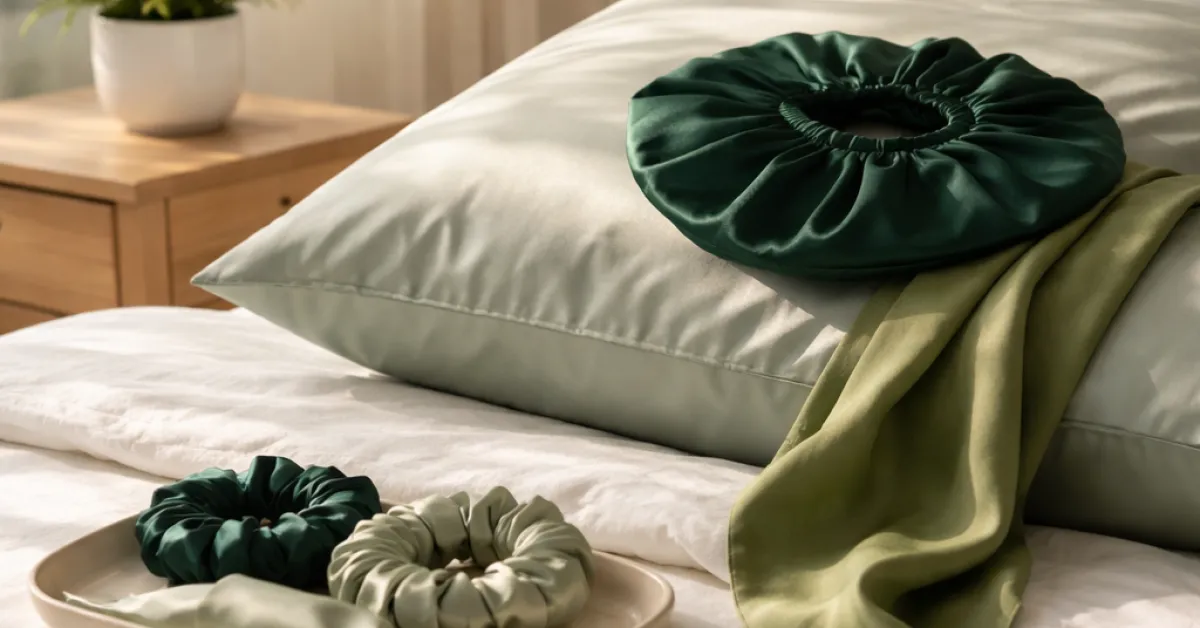 Bonnet satin, taie de soie ou foulard : ce qui protege vraiment les boucles la nuit