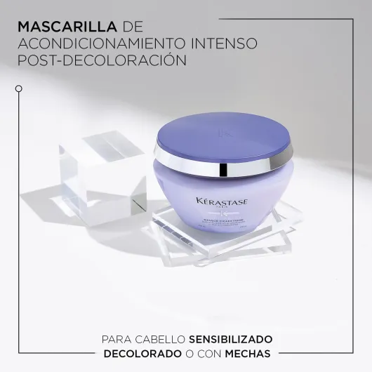 KÉRASTASE Blond Absolu - Cicaextreme - Masque Capillaire Réparateur Intense - Revitalisant & Anti-Fourches - Acide Hyaluronique & Edelweiss - Cheveux Blonds Décolorés ou Méchés - 200 ml