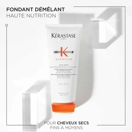 Test Kérastase Nutritive Lait Vital : un après-shampoing léger qui hydrate sans plomber les cheveux fins