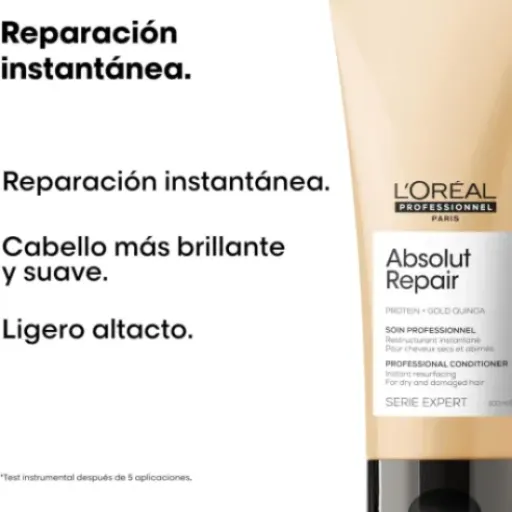 Test L'Oréal Professionnel Absolut Repair : l’après-shampoing qui remet un peu d’ordre dans les cheveux abîmés